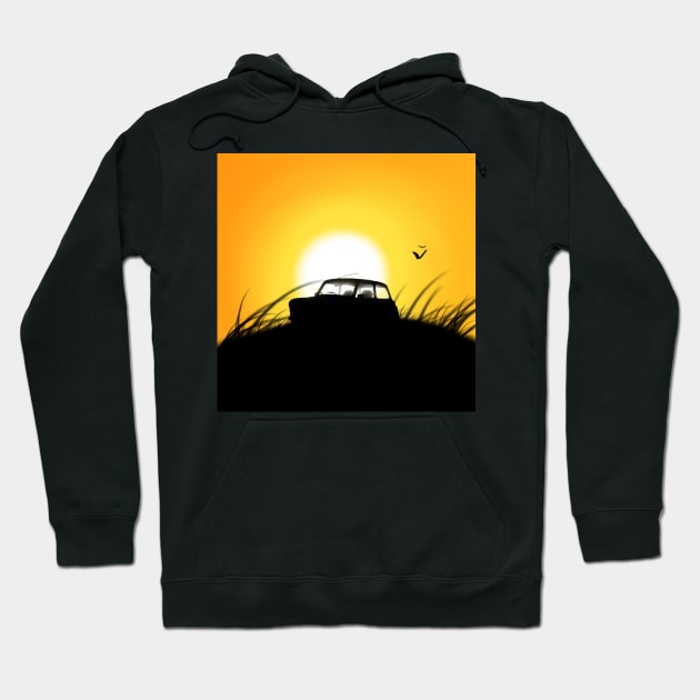 Classic Mini Sunset Hoodie by jdm1981